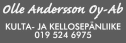 Kello ja Koruliike Andersson Olle logo